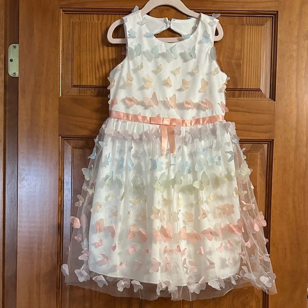 Speechless Pastel Butterfly Kids Dress